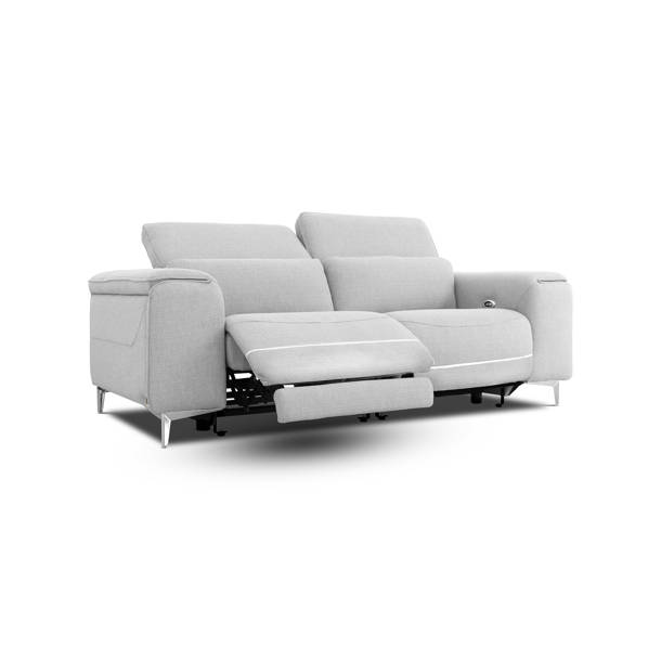 VIG Furniture Cyprus 114'' Upholstered Reclining Sofa & Reviews Wayfair